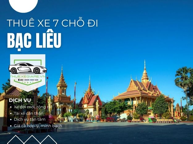 Thuê Xe 7 Chỗ Đi Bạc Liêu