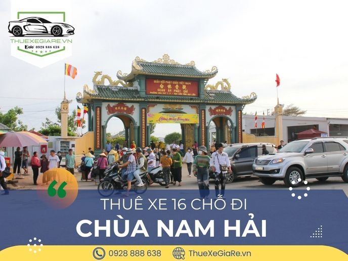 Thuê xe 16 chỗ đi Chùa Nam Hải
