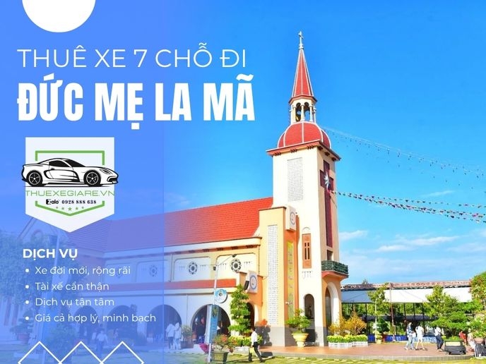 Thuê xe 7 chỗ đi Đức Mẹ La Mã Bến Tre